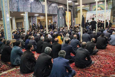 مراسم شام غریبان شهدای خدمت در اهر