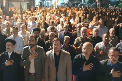 یادواره شهدای روستای شرامتان در هشتاد و پنجمین اجتماع بزرگ مردمی رودبست