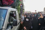 تشییع پیکر پنج شهید مدافع حرم در مشهد

