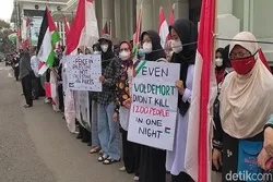 Pekik Dukungan dari Bandung untuk Palestina