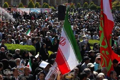 مراسم راهپیمایی روز جهانی قدس در میدان امام (ره) اصفهان