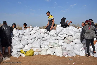 وضعیت مناطق سیل زده در خوزستان