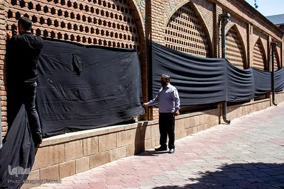 استقبال مردم تبریز از عزاداری دهه محرم
