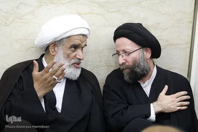 حضور آیت‌الله کعبی درمراسم عزاداری حضرت سیدالشهداء(ع)

