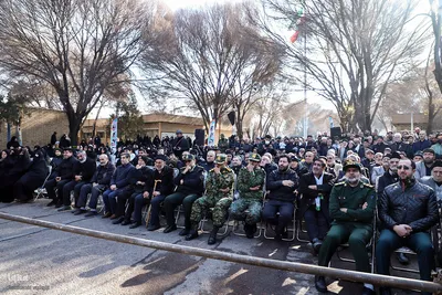 تشییع پیکر مطهر پنج شهید گمنام در تبریز‎