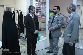 بازدید جلیل کوهپایه‌زاده، رئیس دانشکده علوم پزشکی ساوه از تحریریه خبرگزاری ایکنا