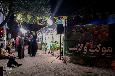 برپایی موکب ولایت به مناسبت عید غدیر در شیراز