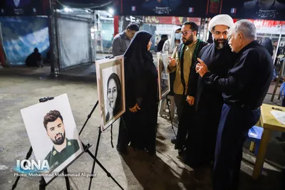 خدمت رسانی مواکب حسینی در مرز شلمچه عکاس محمد محمدعلی پور