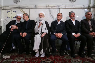 مراسم بزرگداشت شهدای حمله تروریستی تهران