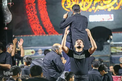 عزاداری شب پنجم محرم الحرام در باغ جنت