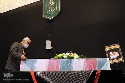 مراسم وداع با پیکر مطهر شهدای تازه تفحص شده در شیراز‎‎