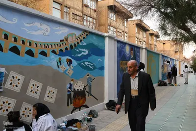 دومین رویداد دیوارنگاری «بوم شهر» در اصفهان