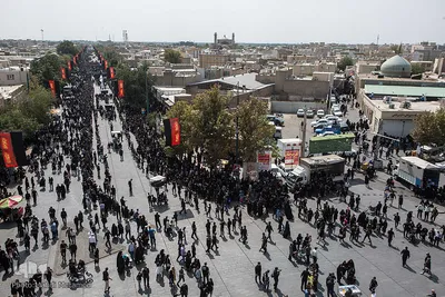 مراسم عزاداری ظهر عاشورا در قزوین