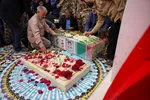 استقبال از پیکر شهید سیدعلاءالدین اسدپور‎
