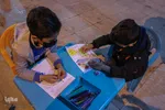 نورافشانی آسمان حرم شاهچراغ(ع)