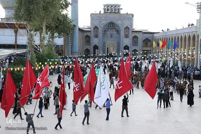 حضور هیئت های مذهبی جوان شهر شیراز در حرم مطهر شاهچراغ
