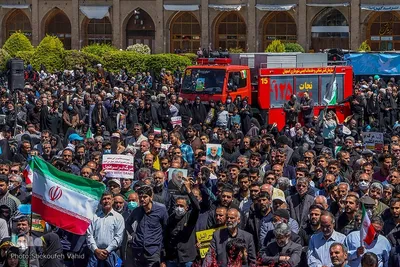 Al-Quds-Marsch 2023 in Isfahan
