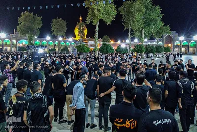 عزاداری شب چهارم محرم در حرم مطهر حضرت شاهچراغ (ع)‎‎