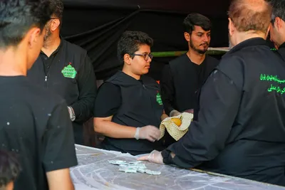مراسم عزاداری حسینی در مصلای تبریز