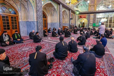 حسینیه ایران؛ عزاداری روز هشتم محرم در بازار تهران