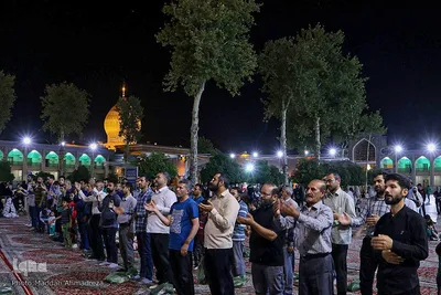 حرم شاهچراغ(ع) در سوگ جوادالائمه(ع)‎‎
