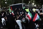 همایش زینبیون و کفن پوشان در محکومیت جنایات آمریکا و اسرائیل