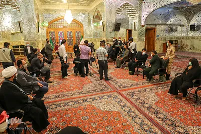 حضور قهرمانان پارالمپیک توکیو ۲۰۲۰ در حرم شاهچراغ(ع)