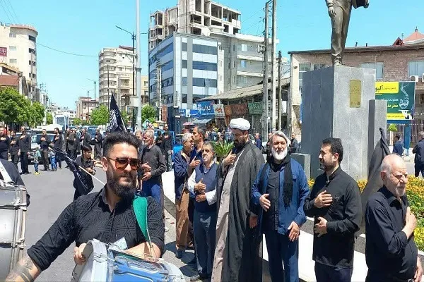 خروش دلدادگان اهل بیت عصمت و طهارت ( ع) در روز شهادت جانسوز ششمین امام معصوم در تنکابن