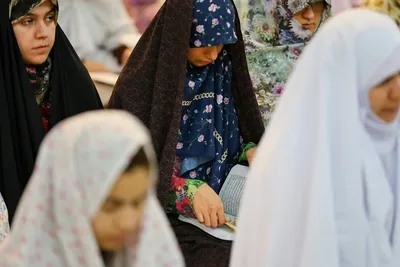 مراسم معنوی اعتکاف در مسجد دانشگاه تبریز