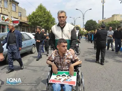 مردم اهر در سوگ شهادت امام رضا(ع) اشک ماتم ریخت