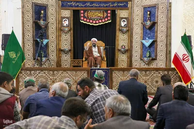 مراسم عزداری شب شهادت امام جعفر صادق علیه السلام در سوّمین حرم اهل‌بیت علیهم السلام‎