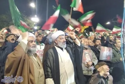 چهل و چهارمین اجتماع و ایستادگی مردم غیور شهرستان بابلسر