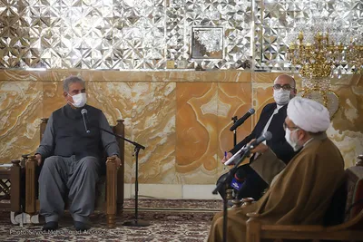 دیدار وزیر امورخارجه پاکستان با تولیت آستان قدس رضوی
