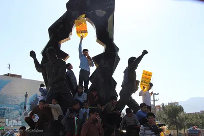 راهپیمایی ۱۳ آبان در بیرجند
