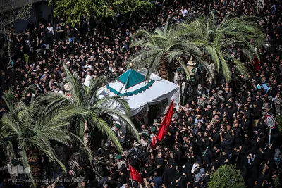 مراسم تشییع پیکر شهید محسن حججی در تهران