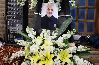 مراسم بزرگداشت شهید سپهبد حاج قاسم سلیمانی در مسجد شهید صدوقی تبریز
