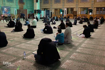 احیای شب بیست و سوم ماه رمضان در مسجد دانشگاه تبریز