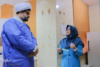 بازدید مدیرکل اوقاف و امور خیریه استان مرکزی از مرکز درمان ناباروری جهاددانشگاهی استان/عکاس:طاها نظیری