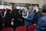 دیدار وزیر ارشاد با خانواده شهدا و جانبازان جنگ تحمیلی سوم در لامرد