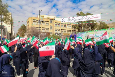 راهپیمایی 22 بهمن در شیراز