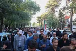 مراسم تشییع پیکر شهیدان مصطفی امینی و عبدالحسین شیخ‌کوپایی