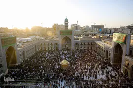 مراسم نقاره‌زنی حرم مطهر رضوی در آستانه میلاد امام رضا(ع)