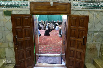 آیین ترتیل خوانی قرآن کریم در امامزاده سید حمزه(ع) تبریز