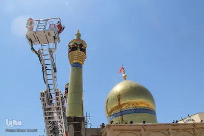 سیاه‌پوشان حسینیه اعظم زنجان