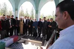تشییع پیکر شهید گمنام در دانشگاه لرستان