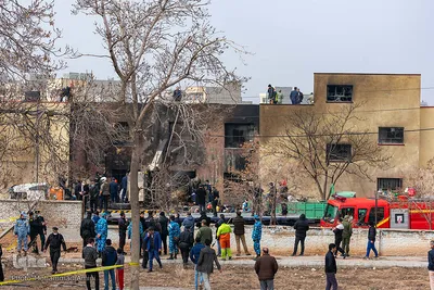 سقوط هواپیمای جنگی در تبریز