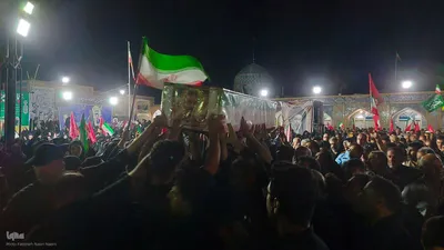 تشییع پیکر شهید «احمد رضایی کمال‌آباد» در نایین