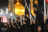 عزاداری سنتی «مشق شمشیر» نجفی‌های مقیم قم