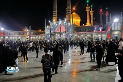 شب رحلت نبی مکرم اسلام(ص) در حرم بانوی کرامت
