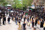 کرمانشاه به سوگ علمدار کربلا نشست